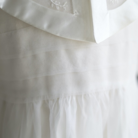 Strasburg Dress White Heirloom Flower Girl Special Occasion VERY STUNNING-RARE - Picture 4 of 5